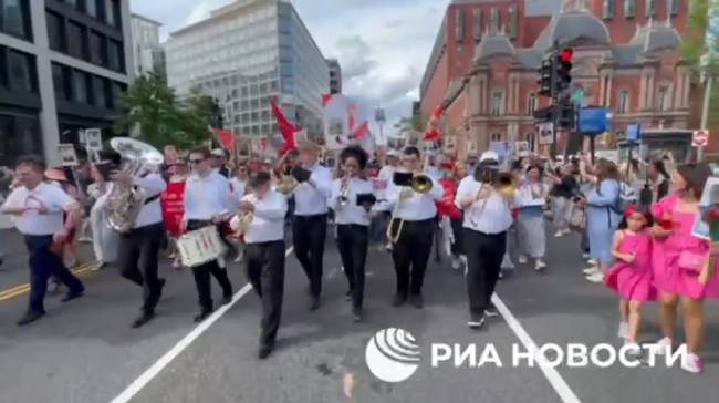 Бессмертный полк в Вашингтоне