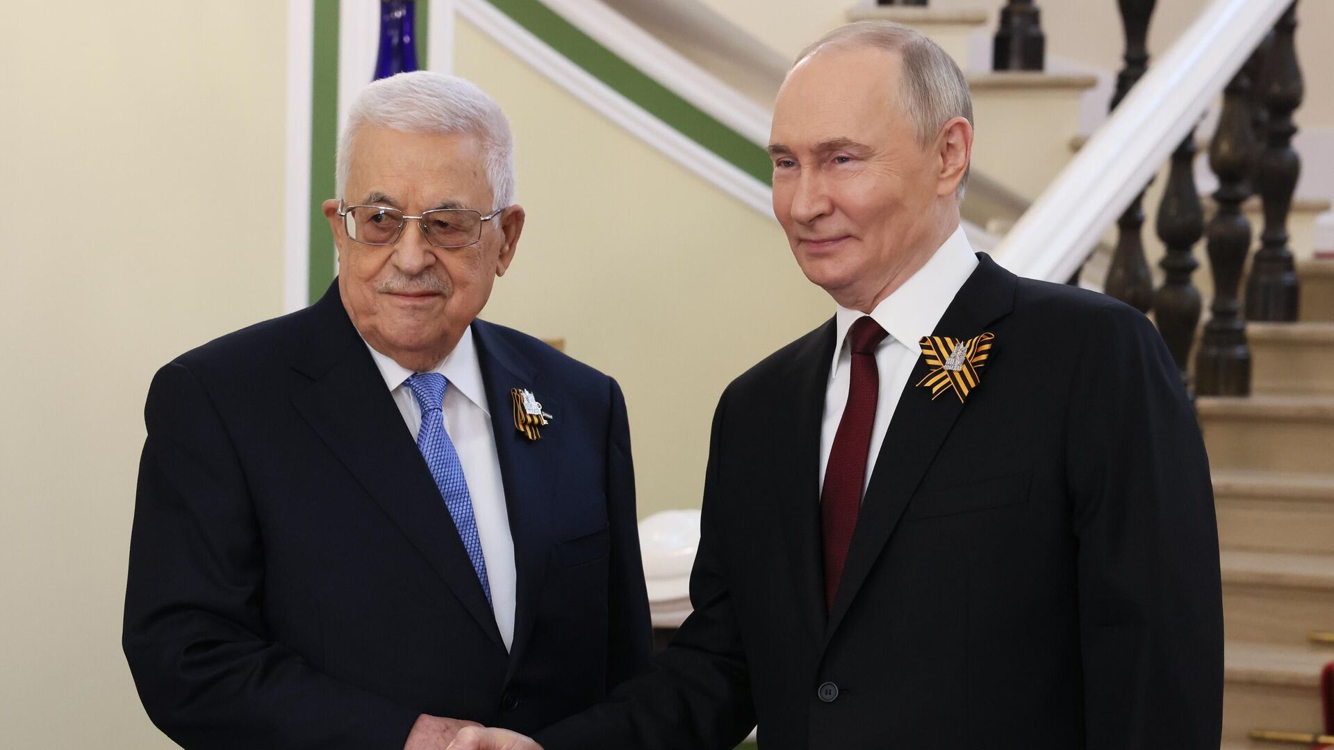 Встреча президента РФ В. Путина и иностранных лидеров - РИА Новости, 1920, 10.05.2025