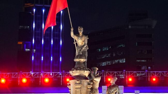 Открытие в Каракасе памятника к 80-летию Победы в Великой Отечественной войне