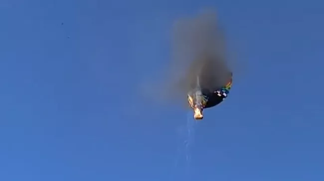 Воздушный шар упал в Бразилии