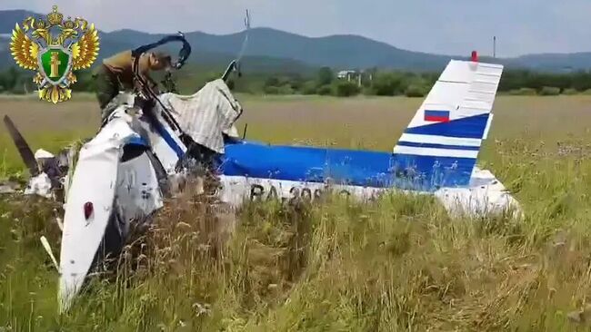 Легкомоторный самолет разбился в Приморском крае