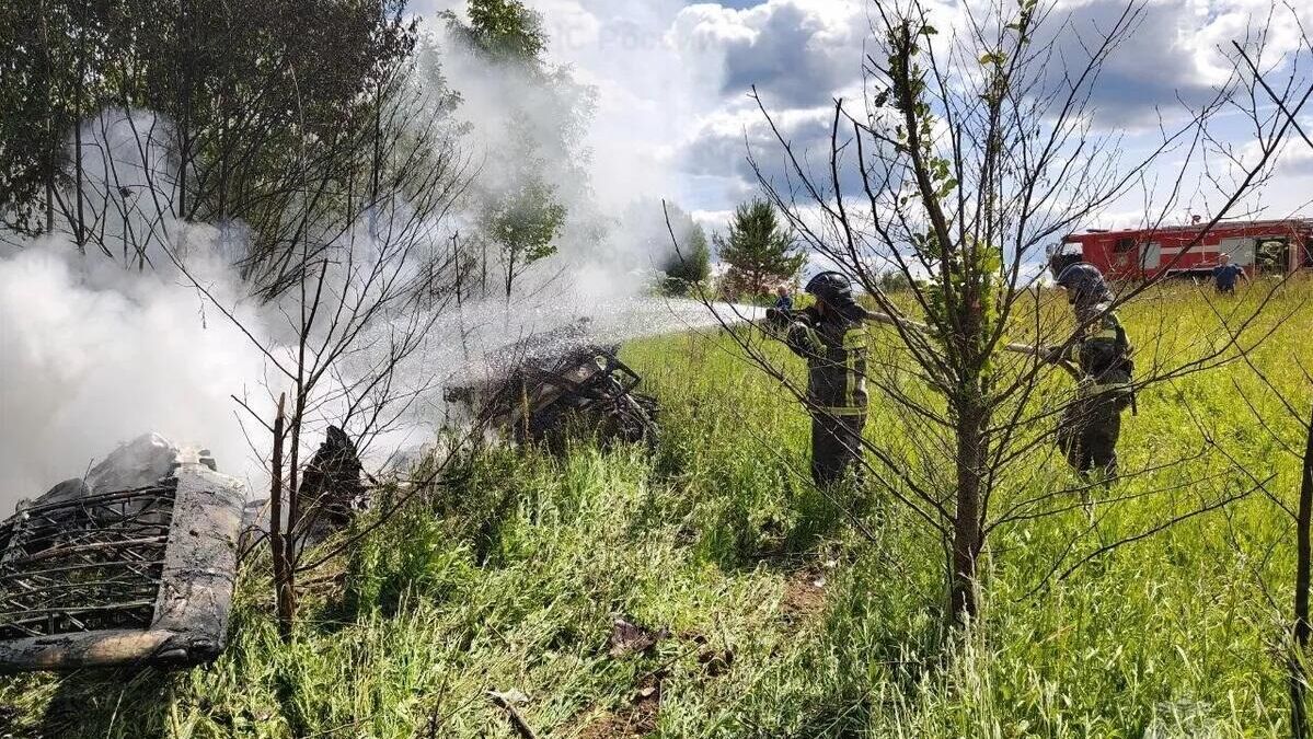Крушение легкомоторного самолета в Подмосковье - РИА Новости, 1920, 28.06.2025
