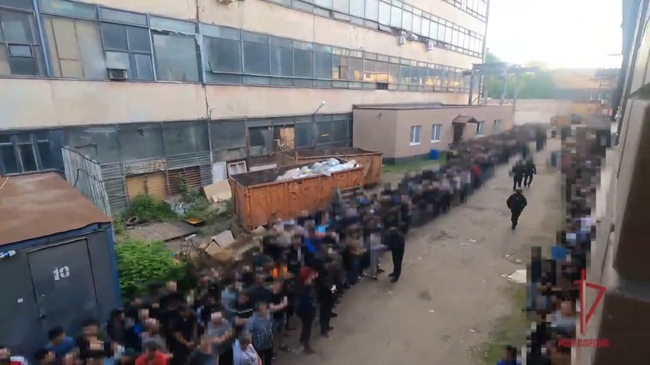 Рейд по мигрантам в Балашихе