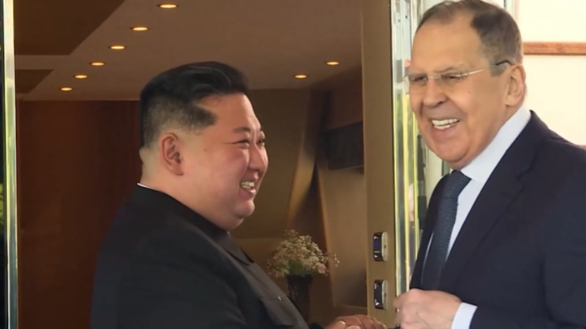 Лавров и Ким Чен Ын - РИА Новости, 1920, 12.07.2025