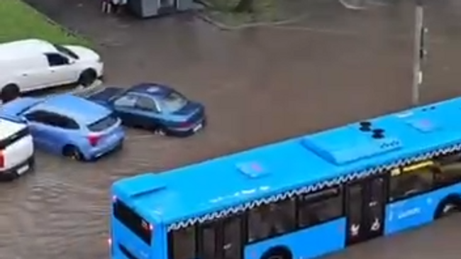 Москву затопило