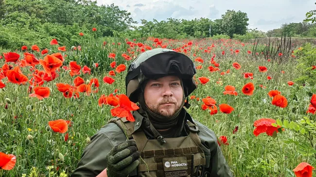 Военкор РИА Новости Ростислав Журавлев 
