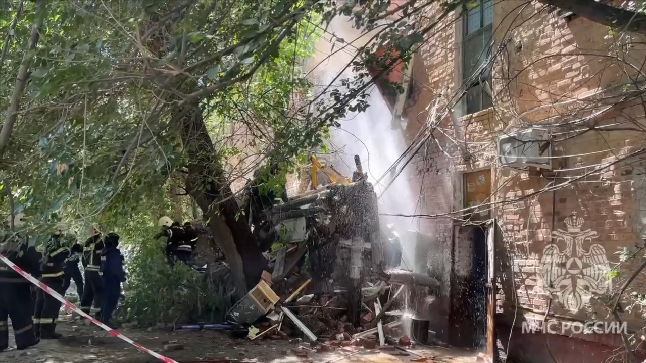 Обрушение дома в Астрахани - РИА Новости, 1920, 28.07.2025