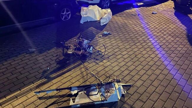 Беспилотник, уничтоженный над Минском средствами радиоэлектронной борьбы