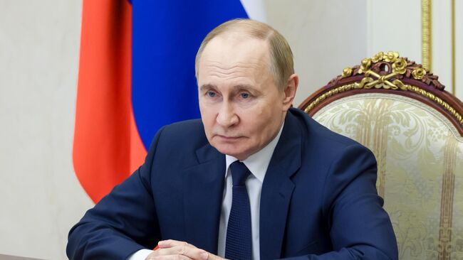 Президент Владимир Путин принял участие в открытии новых инфраструктурных объектов в субъектах РФ