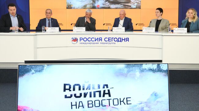 П/к, посвященная запуску подкаста Радио Sputnik и МТС Медиа Война на Востоке