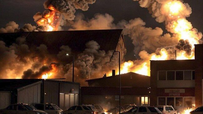 Взрыв в Великобритании