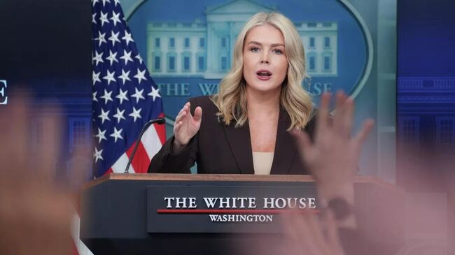 Пресс-секретарь Белого дома Кэролайн Левитт