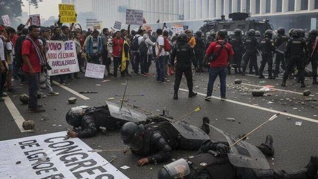 Богота, протесты