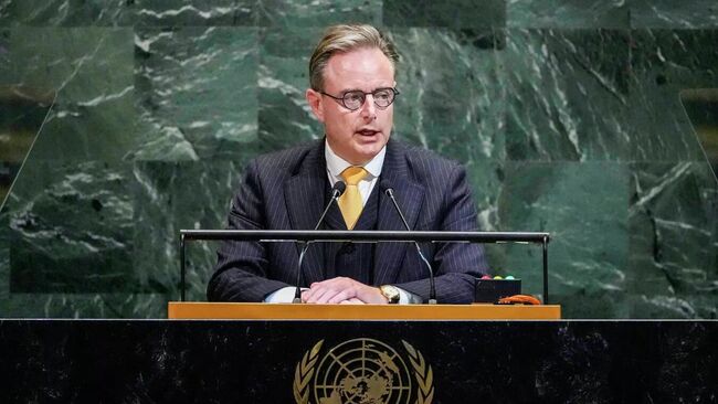 Премьер-министр Бельгии Барт де Вевер . Архивное фото