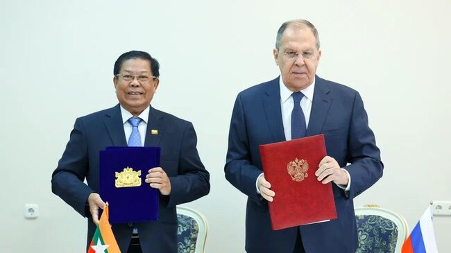 Сергей Лавров и Тан Свей