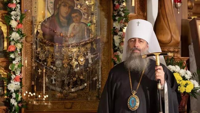 Наместник Святогорской лавры митрополит Арсений. Архивное фото