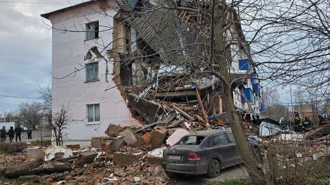 Взрыв газа в поселке Куркино