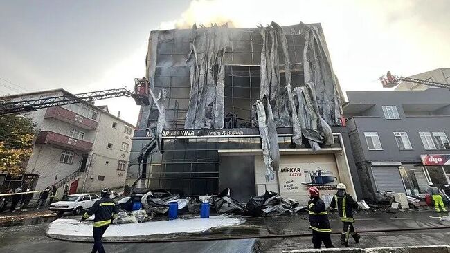 Пожар в Турции