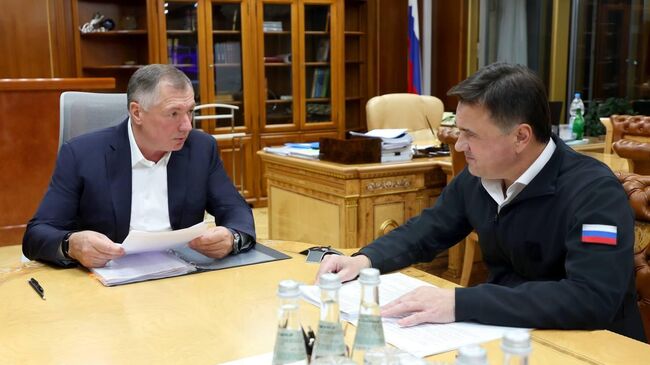 Марат Хуснуллин на встрече с Андреем Воробьёвым