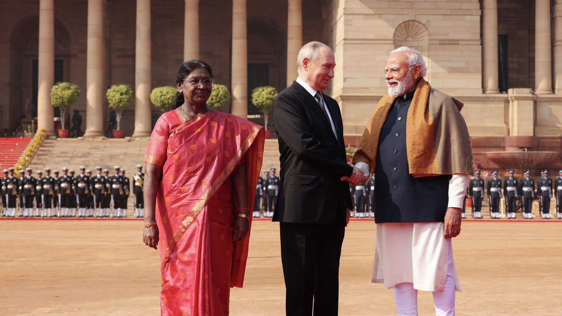 Государственный визит президента РФ Владимира Путина в Индию - РИА Новости, 1920, 05.12.2025