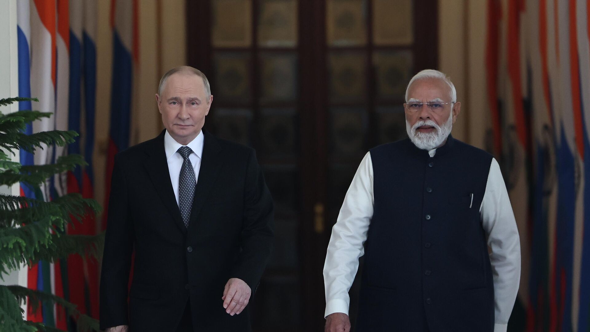 Государственный визит президента РФ Владимира Путина в Индию - РИА Новости, 1920, 05.12.2025