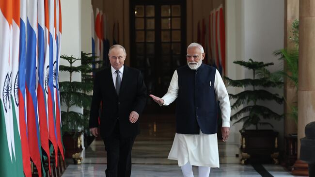 Государственный визит президента РФ Владимира Путина в Индию