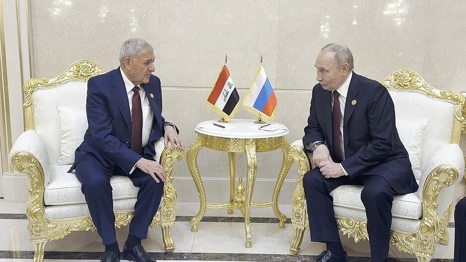 Владимир Путин встретился с президентом с президентом Ирака Абдулом Латифом Рашидом - РИА Новости, 1920, 12.12.2025