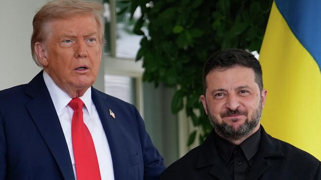 Зеленский прибыл в Белый дом на встречу с президентом США Трампом