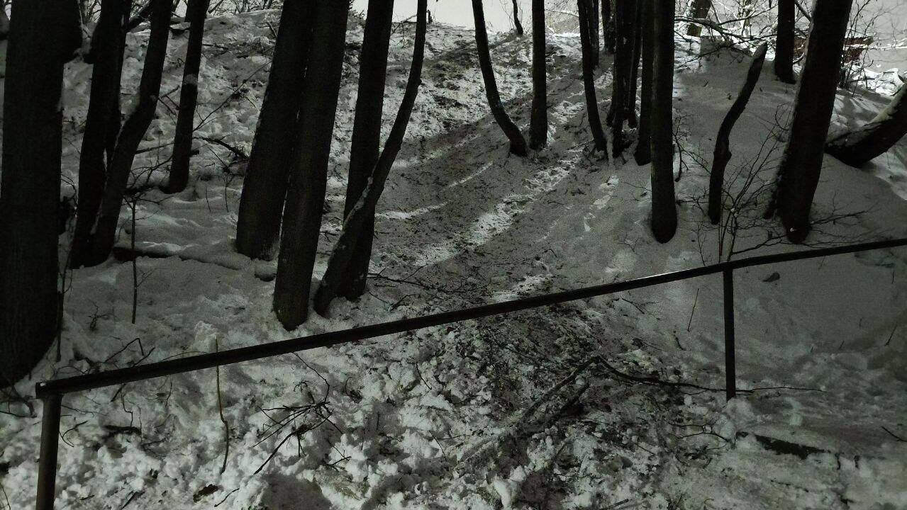 Овраг в частном секторе города Владимира, где погиб ребенок - РИА Новости, 1920, 30.12.2025