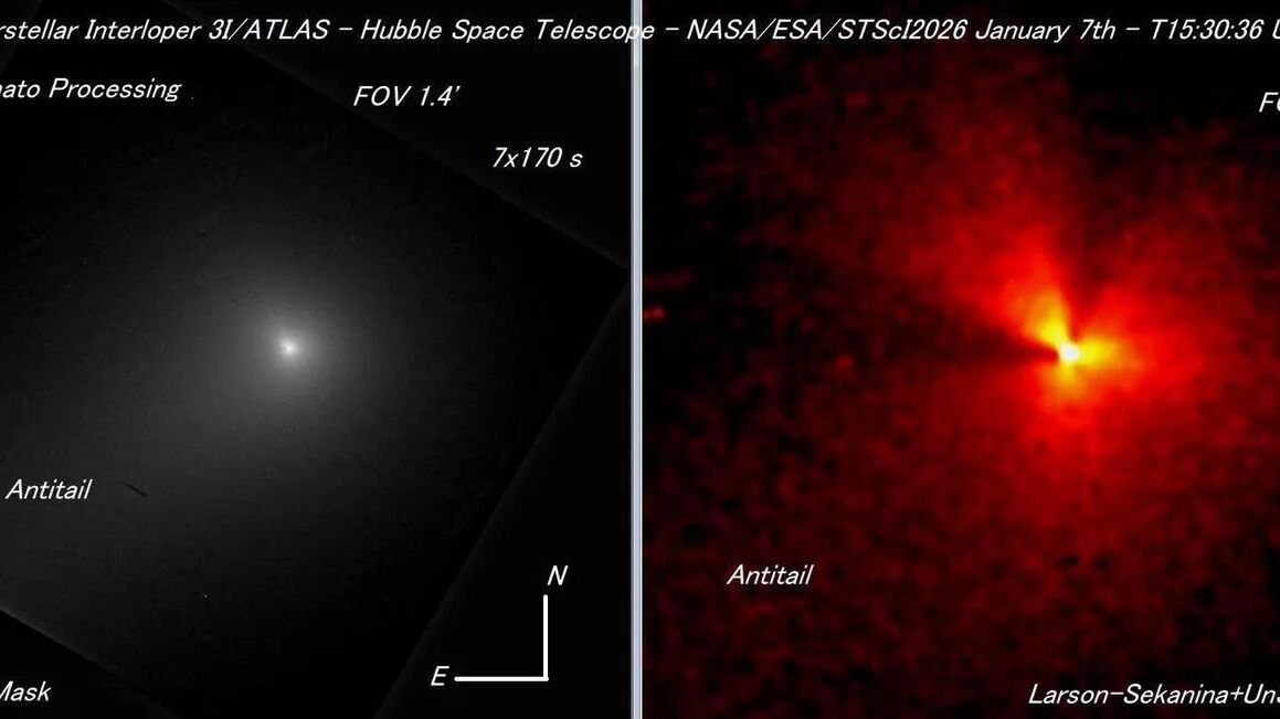 Изображение межзвездного объекта 3I/ATLAS - РИА Новости, 1920, 11.01.2026