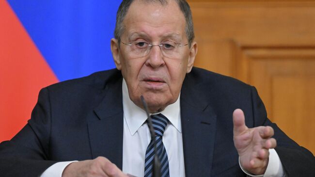 Встреча главы МИД РФ Лаврова с главой МИД Намибии Ашипалой-Мусавьи