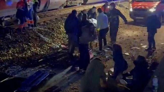 Крушение поезда в Испании