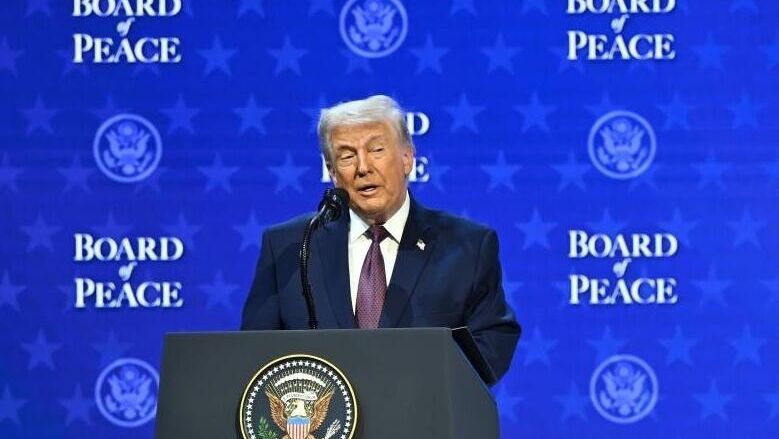 Церемония подписания документа Устав Совета мира в Давосе - РИА Новости, 1920, 22.01.2026