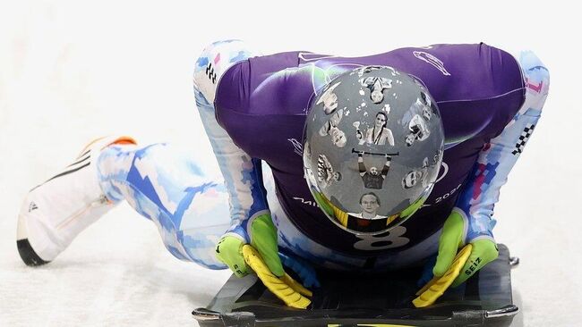 Шлем спортсмена Гераскевича