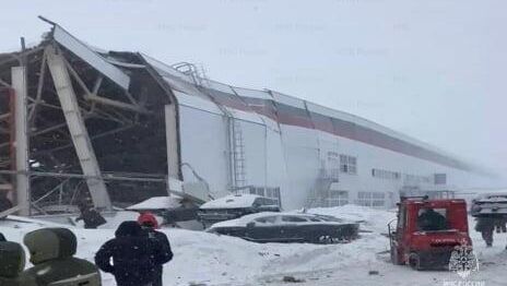 Обрушение крыши предприятия Моторинвест в Липецкой области - РИА Новости, 1920, 19.02.2026
