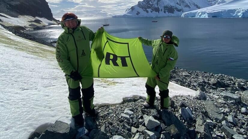 Российские путешественники Аксенов и Попов - РИА Новости, 1920, 26.02.2026