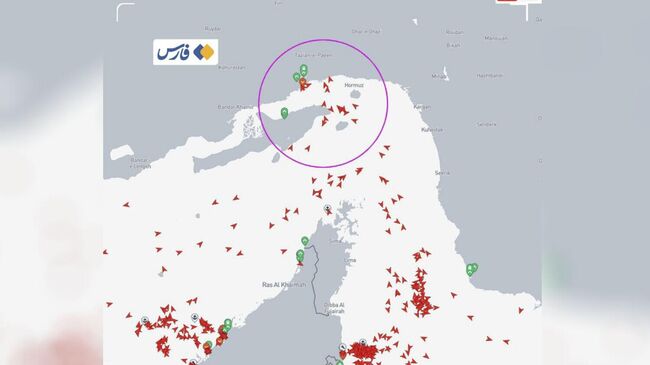 Карта движения танкеров