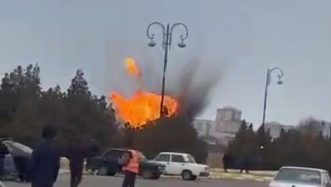 Падение беспилотника на территории аэропорта Нахичеваня