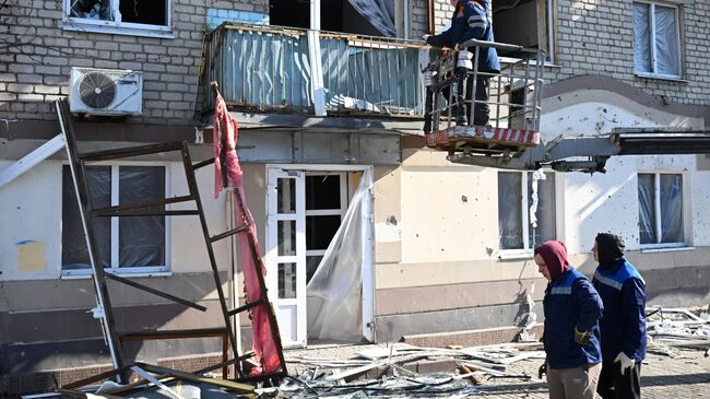 Последствия ракетного удара ВСУ по Брянску