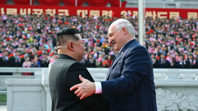 Официальный визит президента Белоруссии А. Лукашенко в КНДР