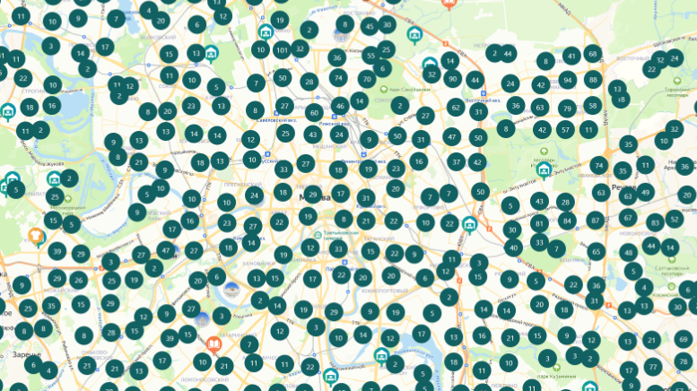 Интерактивная карта Уберу с пунктами приема одежды - РИА Новости, 1920, 03.04.2026