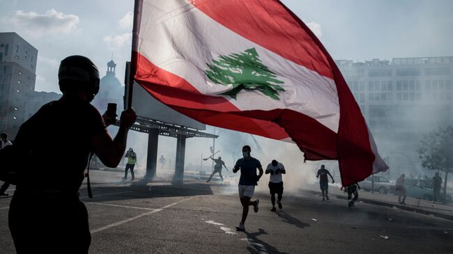 Столкновения в центре Бейрута