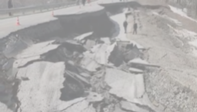 Обрушение участка трассы Бийск — Мартыново — Кузедеево — Новокузнецк