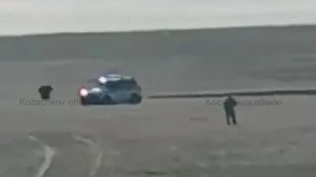 Место падения беспилотника в Казахстане