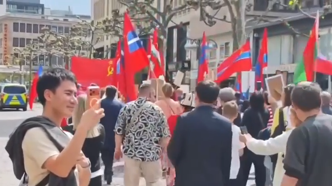 Шествие Бессмертного полка в Германии