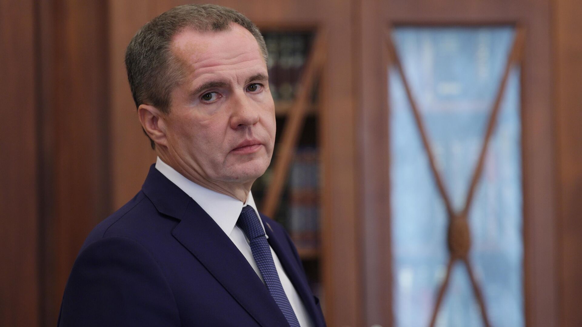 Президент Владимир Путин встретился с губернатором Белгородской области Вячеславом Гладковым - РИА Новости, 1920, 13.05.2026