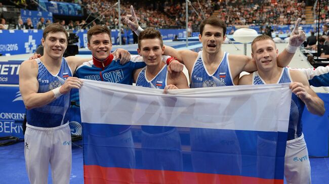 Спортивная гимнастика. Чемпионат Европы. Мужчины. Командное первенство