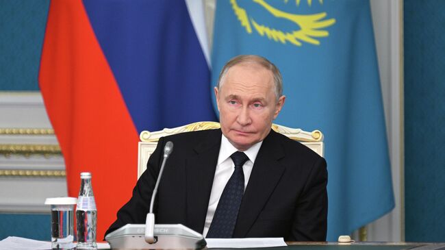 Государственный визит президента РФ В. Путина в Казахстан 