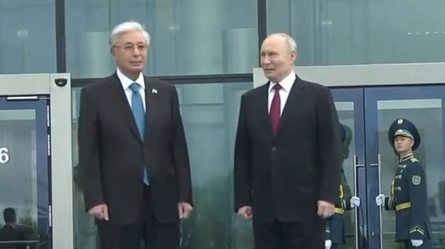 Путин и Токаев