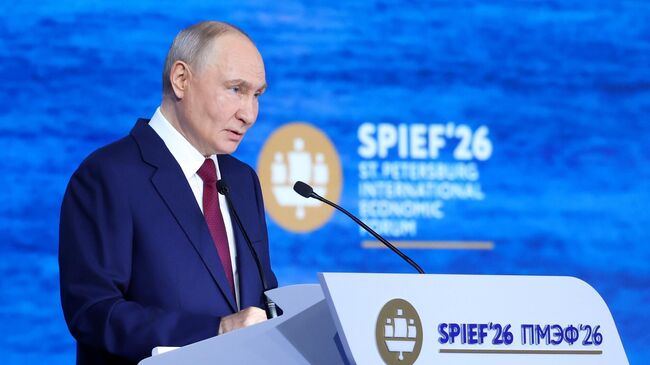 Путин на Пленарном заседании XXIX Петербургского международного экономического форума 